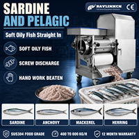 Deshuesadora Comercial de Pescado Acero Inoxidable Grado Alimenticio Sinfín Interno de Descarga para Sardina Tambor Perforado
