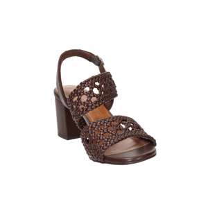 Sandalias de Tacón para Mujer Marco Tozzi, Color Marrón, Tacón de 7 cm, Talla 40, Diseño con Correa Tejida - Product Image 4