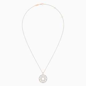 Collier pendentif en or 14K/18K/22K de haute qualité avec diamants de 0,58 ct taille brillant et pierres latérales, personnalisable, diamants de laboratoire de clarté VVS-SI - Product Image 2