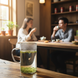 Té Verde de Sichuan en Forma de Aguja, Hojas Sueltas, Primera Cosecha de Primavera, Tostado a Mano, Saludable y Adelgazante, Bolsa de 1000g - Product Image 1