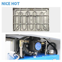 16x24 Dual Station mesin Press panas hidrolik otomatis sepenuhnya untuk cetak DTF kondisi baru 110/220v pencetak Flatbed