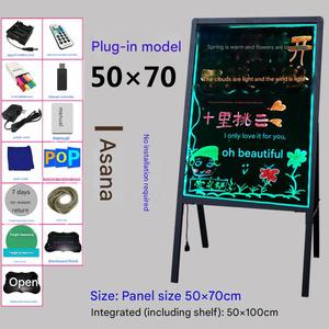 Publicidad Borrable <span class=keywords><strong>Neon</strong></span> LED Iluminado Tablero <span class=keywords><strong>de</strong></span> escritura Intermitente Sensorial LED Tablero <span class=keywords><strong>de</strong></span> dibujo - Product Image 4