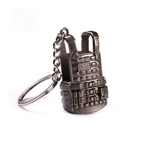 Porte-clés pendentif personnalisé en métal miniature, modèle de pistolet 3D AK47 de dessin animé vintage, style designer, pour jeu CF