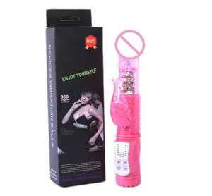 36-Gang <span class=keywords><strong>Jelly</strong></span> Head Sexspielzeug Rotierender Rabbit-Dildo Vibrator für Frauen - Product Image 1