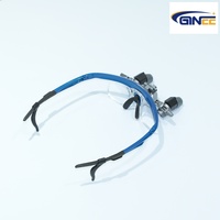 Loupes dentaires Ginee Medical en alliage léger avec lampe frontale LED rechargeable en option, loupe chirurgicale réglable PD
