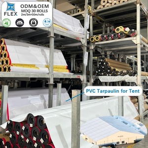 <span class=keywords><strong>Lona</strong></span> Industrial Resistente al Agua y al Desgaste, Recubierta de <span class=keywords><strong>PVC</strong></span>, para Construcción y Refugios al Aire Libre, Marca FLFX - Product Image 2