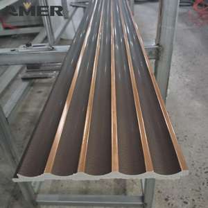 Usine Imperméable Multicolore PS Panneau Mural <span class=keywords><strong>En</strong></span> <span class=keywords><strong>Bois</strong></span> Charcoal Panneau Persiennes Panneau Décoration Intérieure - Product Image 2