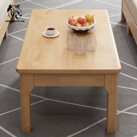 Fournisseur chinois, prix réduit, logo personnalisé, stock important, table à thé, design écologique, nouveau design, meubles de salon, table basse en bois
