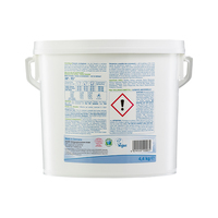 Poudre à laver naturelle et écologique KLAR RTS 2 Vegan Eco Sensitive, haute performance, 4,4 kg, sans parfum, 80 lavages, certifiée écologique, très détergente
