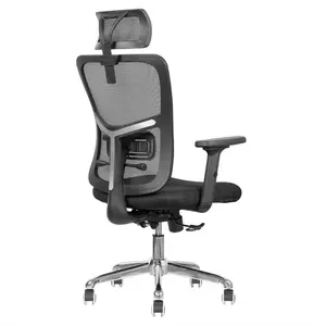 Sedia da ufficio ergonomica Comfort Bjflamingo sedia da scrivania con schienale alto sedia da lavoro in rete per Computer