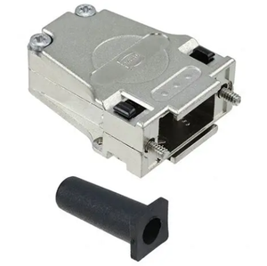 HARTING 09670090349 Conector D-Sub de 9 Polos con Carcasa Metálica - Entrada Superior/180° Conector Recto IP20 M3 con Bloqueo para Automatización Industrial - Product Image 1
