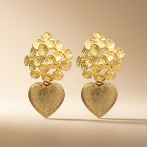 Pendientes Artesanales de Acero Inoxidable con Piedras Preciosas, Bañados en Rodio, Estilo Étnico Bohemio para Niños - Product Image 3