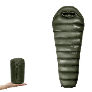 Saco de Dormir Tipo <span class=keywords><strong>Momia</strong></span> Aislado Personalizado con Plumón de Ganso, para Exteriores, Adultos, -30 Grados, Ligero, para Camping, Viajes y Senderismo - Product Image 1