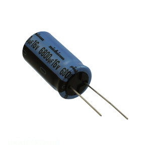 Distribuidor Autorizado, Condensador de Aluminio de 6800 uF, 20%, 16V, Radial, UKA1C682MHD - Product Image 1
