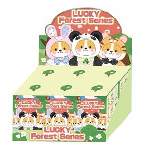 Vente en gros de la <span class=keywords><strong>série</strong></span> originale Aigoy Top Lucky Forest : Boîte mystère en peluche, Cadeau de Noël, Porte-clés, Jouet, Poupée en vinyle, Jouets de collection Anime - Product Image 1