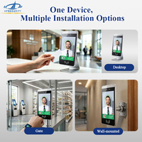 Terminal de Control de Acceso con Reconocimiento Facial RA08, Dispositivo de Autenticación Multibiométrica, Terminal de Reconocimiento de Venas de la Palma de la Mano