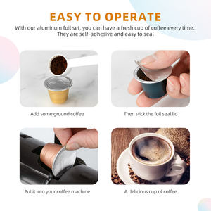 1pc Coque de Capsule de <span class=keywords><strong>Café</strong></span> en Métal Compatible Nespresso OriginalLine, Rechargeable, avec Filtre à Poudre, pour Machines à <span class=keywords><strong>Café</strong></span> - Product Image 6