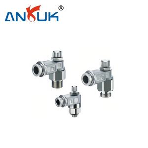 เครื่องควบคุมความเร็วแบบอินไลน์สำหรับกระบอกสูบขนาด10มม. การควบคุมความเร็วด้วยระบบนิวเมติกแบบ AS4211F 3 8เกลียว - Product Image 5