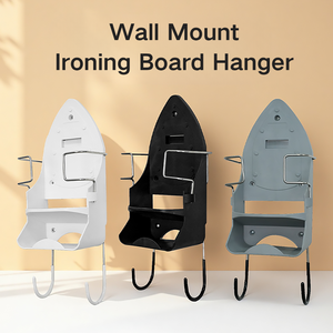 <strong>Ironing</strong> <strong>Board</strong> Hanger <strong>Wall</strong> <strong>Mount</strong> <strong>Ironing</strong> <strong>Board</strong> Holder <strong>Wall</strong> <strong>Mount</strong> for Laundry Rooms Storage Organizer - Product Image 2