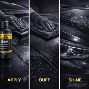 GRAPHONEX Carzonex 28H Revestimiento de Grafeno con Acabado Hidrofóbico y Brillante para Cuidado Profesional del Automóvil (70ml, Caducidad de 10 Años) - Product Image 6