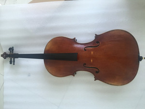 Etiqueta personalizada mejor marca Sinomusik hecho a mano antiguo rojo marrón profesional violonchelo artesanía italiana instrumento de cuerda con bolsa y lazo - Product Image 6