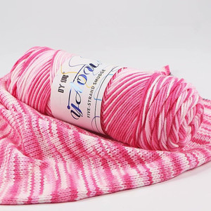 Bojavy-<span class=keywords><strong>fil</strong></span> tricoté au Crochet 100% acrylique, 10 pièces, en <span class=keywords><strong>coton</strong></span>, couleur mixte, ruban en vrac, pour lait 5plis, 100g, une boule - Product Image 5