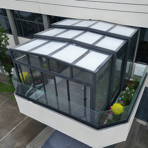 Toldo Telescópico Motorizado para Exteriores, Techo Corredizo Transparente, Impermeable, Retráctil, <span class=keywords><strong>Cubierta</strong></span> para <span class=keywords><strong>Piscina</strong></span> de Vidrio Transparente - Product Image 6