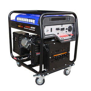 Gerador inversor a gasolina elétrico digital de grande potência, fonte de alternador trifásico de dupla tensão, 10kw, 11kw, <span class=keywords><strong>12kw</strong></span>, Hilda - Product Image 1