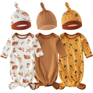 Vente en gros de serviette d'emmaillotage pour salle d'accouchement pour nouveau-né sac de couchage anti-coup de couette anti-saut grenouillère pour enfants - Product Image 6