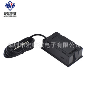 Thermomètre numérique pour micro-aquarium Hongwei, câble de 1 m, jauge de température électronique en plastique rectangulaire pour aquarium, reptile - Product Image 3