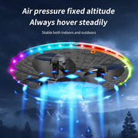 Drone UFO Dowellin pour enfants et débutants, avion télécommandé avec lumière, quadricoptère hélicoptère télécommandé avec vol stationnaire automatique