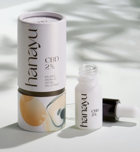 Emballage cosmétique écologique en papier ondulé doré de luxe pour huile essentielle d'aromathérapie - Product Image 2