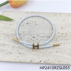 Bianco elastico cravatta per capelli con chiusura in metallo oro elegante e resistente per coda di cavallo elegante accessorio di moda per le donne ragazze - Product Image 2