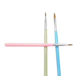 ชุดแปรงอะคริลิค 5 สี สำหรับทำเล็บ ด้ามจับพลาสติก ขนไนลอน สำหรับปัดผง แกะสลัก วาดลาย ทำเล็บมือ ชุดแปรงสำหรับตกแต่งเล็บ - Product Image 4