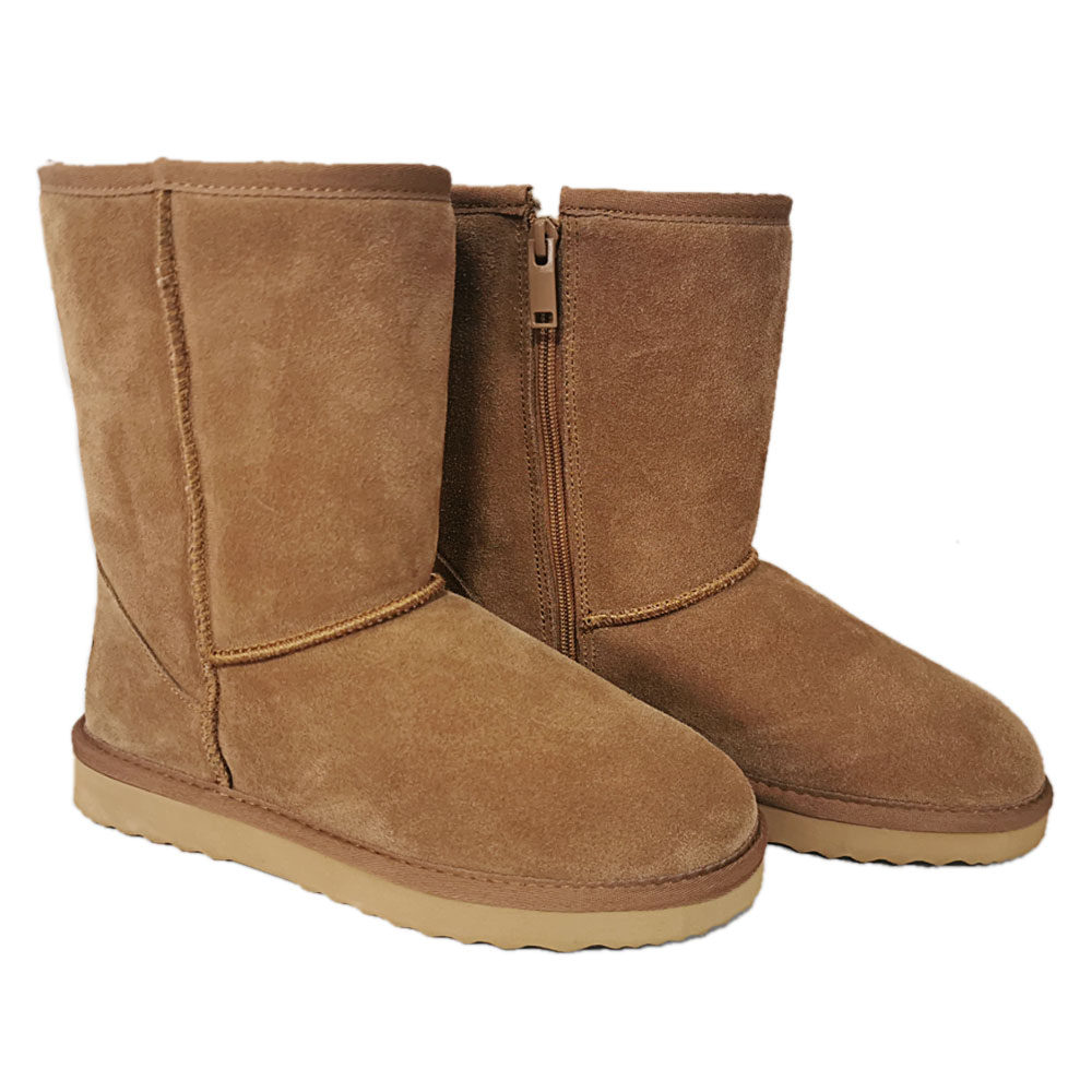 Женские зимние ботинки, меховые ботильоны из натуральной кожи