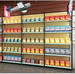 Rak <span class=keywords><strong>Display</strong></span> Logam Modern Jia Chuang dengan Rak yang Dapat Disesuaikan dan Saluran Label untuk Toko Ritel - Product Image 2