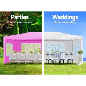 10x30FT Modern Wedding Party Canopy <b>Tent</b> Outdoor Event Gazebo 8 Removable Sidewalls Waterproof Eco-Friendly Metal <b>Frame</b> Shelter - Product Image 5