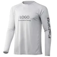 Chemise de pêche personnalisée à manches longues, imprimée par sublimation, UPF 50, protection solaire UV, séchage rapide, respirante, haute performance