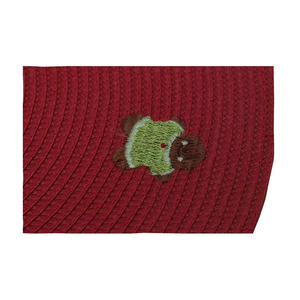 Woven PP Plastic Eco-Friendly <b>Waterproof</b> Non-slip 4-Piece Placemat Christmas Theme Bear Logo Table <b>Mat</b> for Home <b>Kitchen</b> EM59 Chr - Product Image 5