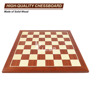 Tablero de Ajedrez de Madera MDF de Alta Calidad, 48*48*1.2cm, 19 Pulgadas, Hecho a Mano, Tamaño Grande para Juegos de Ajedrez - Product Image 5