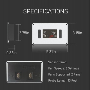 4 Inch Inline Duct Centrifugal <strong>Fan</strong> With Motor And Speed Controller 110/220V OEM Ventilation For Grow Tent - Product Image 4