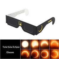Lunettes d'éclipse personnalisables avec impression UV400 Protection Unisexe Approuvé par la NASA Impression CMYK FOB DDP Disponible Modèle EG50 CN/GUA