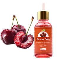 Huile essentielle de fraise en gros, huile de yoni, étiquette privée, huile de resserrement vaginal, blanchissante, antibactérienne, restaure l'équilibre du pH