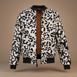 Customizable Unisex Winter Bomber Jacket Windproof Breathable Cotton-Lined Lightweight Custom Logo Colors Fashion Casual - Product Image 3