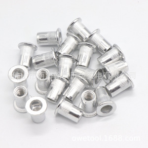 Stainless Steel Blind <b>Rivet</b> <b>Nut</b> Knurled Head Zinc Plated For Metal Assembly - Product Image 4