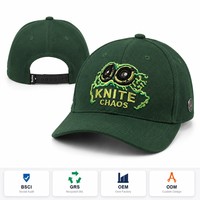 Op maat gemaakte 3D geborduurde logo twill 100% katoenen baseballcap met zilveren koperen gesp, luxe streetwear mode, unisex, verstelbaar