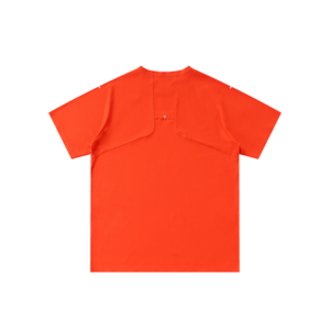 เสื้อยืดโอเวอร์ไซส์ทรงสปอร์ต แห้งเร็ว ตัดเย็บแบบไร้ตะเข็บ สีพื้นสะท้อนแสง สำหรับกิจกรรมกลางแจ้ง แขนสั้น รุ่นซัมเมอร์ 2026 - Product Image 1