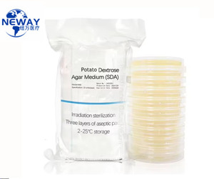 Placa Petri de 90x15mm estéril de plástico de <span class=keywords><strong>laboratorio</strong></span> con <span class=keywords><strong>agar</strong></span> de dextrosa de patata Placa de Petri de 9cm - Product Image 4