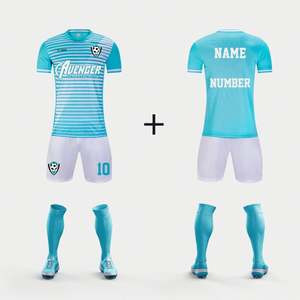 LanJing Classic Jersey Fútbol Stripe Fútbol Jersey Equipo <span class=keywords><strong>Nacional</strong></span> <span class=keywords><strong>de</strong></span> Fútbol Jersey - Product Image 4