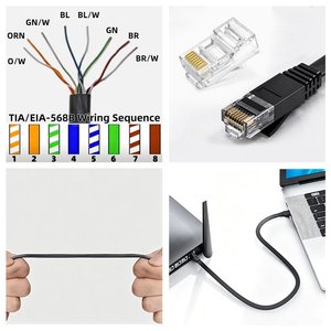 อัลตร้าสลิม 32AWG Cat6 สายอีเธอร์เน็ตแบบแบน 100% ทองแดงบริสุทธิ์ UTP กิกะบิตความเร็วสูงสายแพทช์ LAN สำหรับเราเตอร์พีซี - Product Image 3